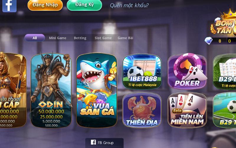 Kho trò chơi có tại B29 win